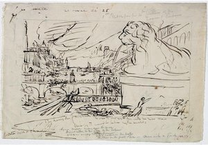 1st Sketch For The 4th Picture Of The Course Of Empire — Thomas Cole