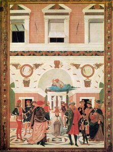 The Miracles Of San Bernardino: The Healing Of A Mute — Vannucci Pietro (le Perugin)