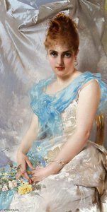 A Spring Beauty — Vittorio Matteo Corcos