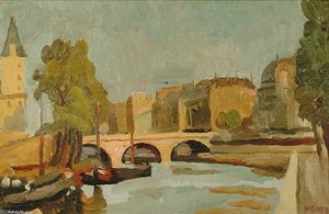 A Bridge, Paris — Vanessa Bell