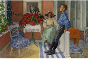 Siblings — Carl Larsson
