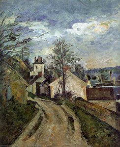 The House Of Dr Gachet In Auvers — Paul Cézanne