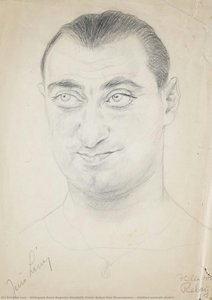 Untitled Portrait Sketch — Hildegard Anna Augusta Elisabeth Freiin Rebay Von Ehrenwiesen