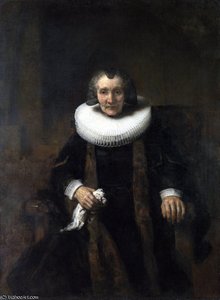 Portrait Of Margaretha De Geer, Wife Of Jacob Trip — Rembrandt Van Rijn, Baroque