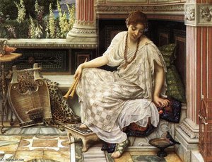 Chloe Dulcis Docta Modos Et Citherae Sciens — Sir Edward John Poynter