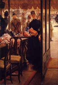 The Shop Girl — Jacques Joseph Tissot, Realism