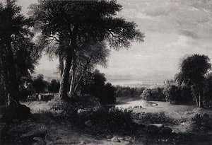 A Quiet Afternoon, (painting) — Asher Brown Durand