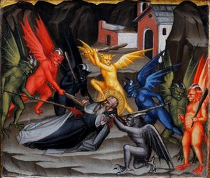 Polyptych with Coronation of the Virgin ^ Saints