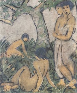 Badende — Otto Mueller