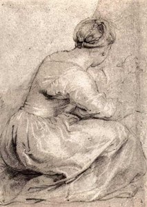 The Girl Squatted Down — Peter Paul Rubens