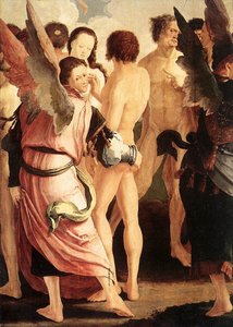 The Last Judgment (detail) — Lucas Van Leyden, Northern Renaissance