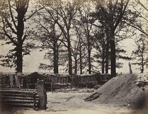 View Of The Interior Of Fort Steadman — Timothy O'sullivan Alexander Gardner