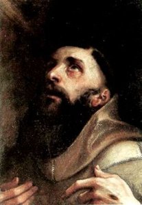 San Francisco De Asís — Annibale Carracci