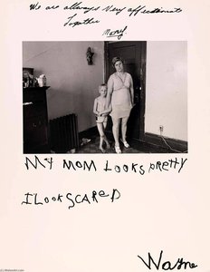 Untitled We Are Allways Very Affectionate Together Mary. My Mom Looks Pretty I Look Scared Wayne, From The Series Rich And Poor — Jim Goldberg