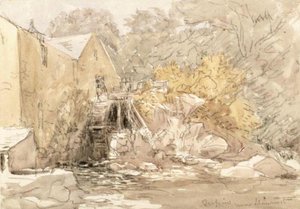 Mill At Trefriw, Near Llanrwst — David Cox