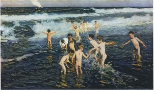 Sad Inheritance - Study (also Known As Beach Rascals) — Joaquín Sorolla Y Bastida