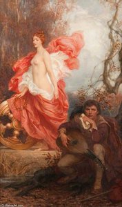 Art And The Jade — Herbert James Draper