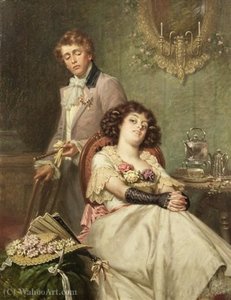 The bashful suitor (pair)