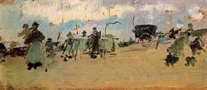 Beach Scene 6 — Ignacio Pinazo Camarlench