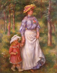 The Walk — Pierre-auguste Renoir