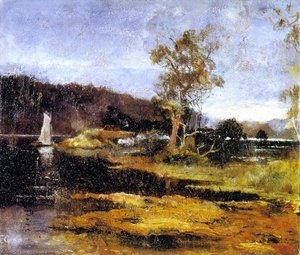 Low Tide, Hawkesbury River — Charles Edward Conder