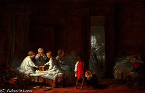 A Midnight Feast — Frederick Daniel Hardy