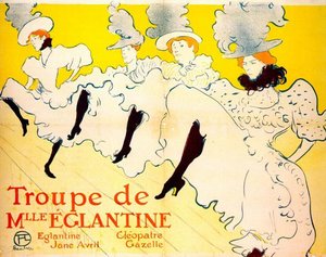 De Mlle Eglantine — Henri De Toulouse-lautrec, Art Nouveau