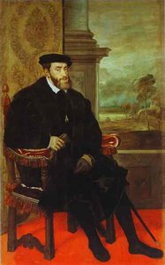 Portrait Of Emperor Charles V Seated — Titian