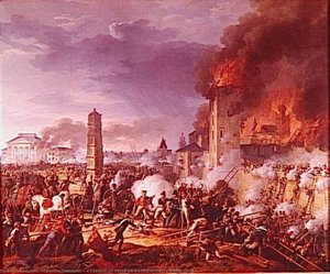 ATTAQUE ET PRISE DE RATISBONNE.21 AVRIL 1809