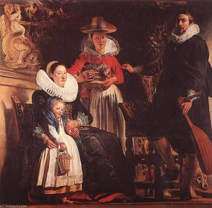 The Family Of The Artist — Jacob Jordaens