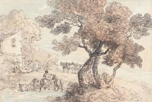 The Half Moon Inn — Thomas Rowlandson