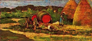 The Red Barrels — Giovanni Fattori