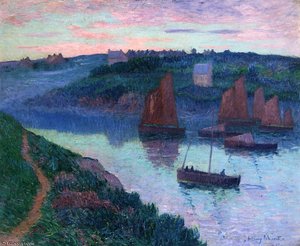 Fishing Boats In Brittany — Henri Moret