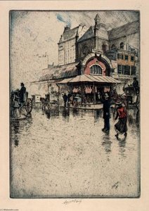 The Butchers Shop. Tysons 5th Av Cor 44th St — Charles Frederick William Mielatz