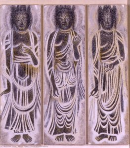 Three Bodhisattvaｓ — Akino Fuku, Traditional Japanese Buddhist Art