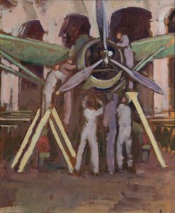 Mending The Lysander — Henry Lamb
