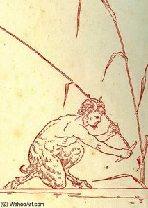 Inside Cover Design Of 'pan-pipes' — Walter Crane