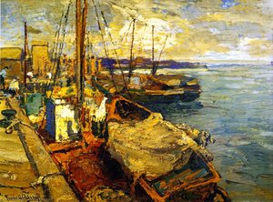 Japanese Fishing Boats — Franz Bischoff