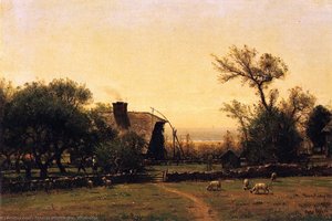 Whitehall - Bishop Berkeley's Farm At Middleton, Rhode Island — Thomas Worthington Whittredge