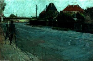 Moorside Road, Fagley — David Hockney