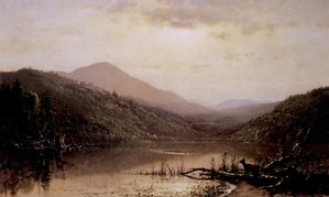 Mountains And Lake, Adirondacks — James Mcdougal Hart