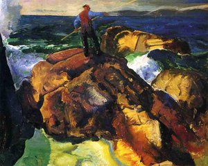 The Fisherman (study) — George Wesley Bellows