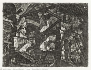 Carceri Series, Plate Xiv — Giovanni Battista Piranesi