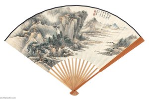 Lofty Mountain Landscape — Zhang Shiyuan