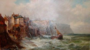 Robin Hood's Bay With Slipway — Robert Ernest Roe