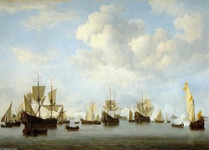 The Dutch Fleet In The Goeree Straits (guinea) — Willem Van De Velde The Elder