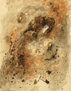 Mother And Son — Reuven Rubin