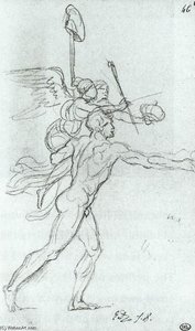 Allegory Of The French People Offering The Crown And Sceptre To The King — Jacques-louis David