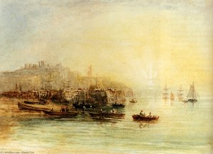 Fishing Boats At Dover — David Cox