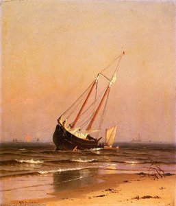 Ashore On Salisbury Beach — Alfred Thompson Bricher, Hudson River School